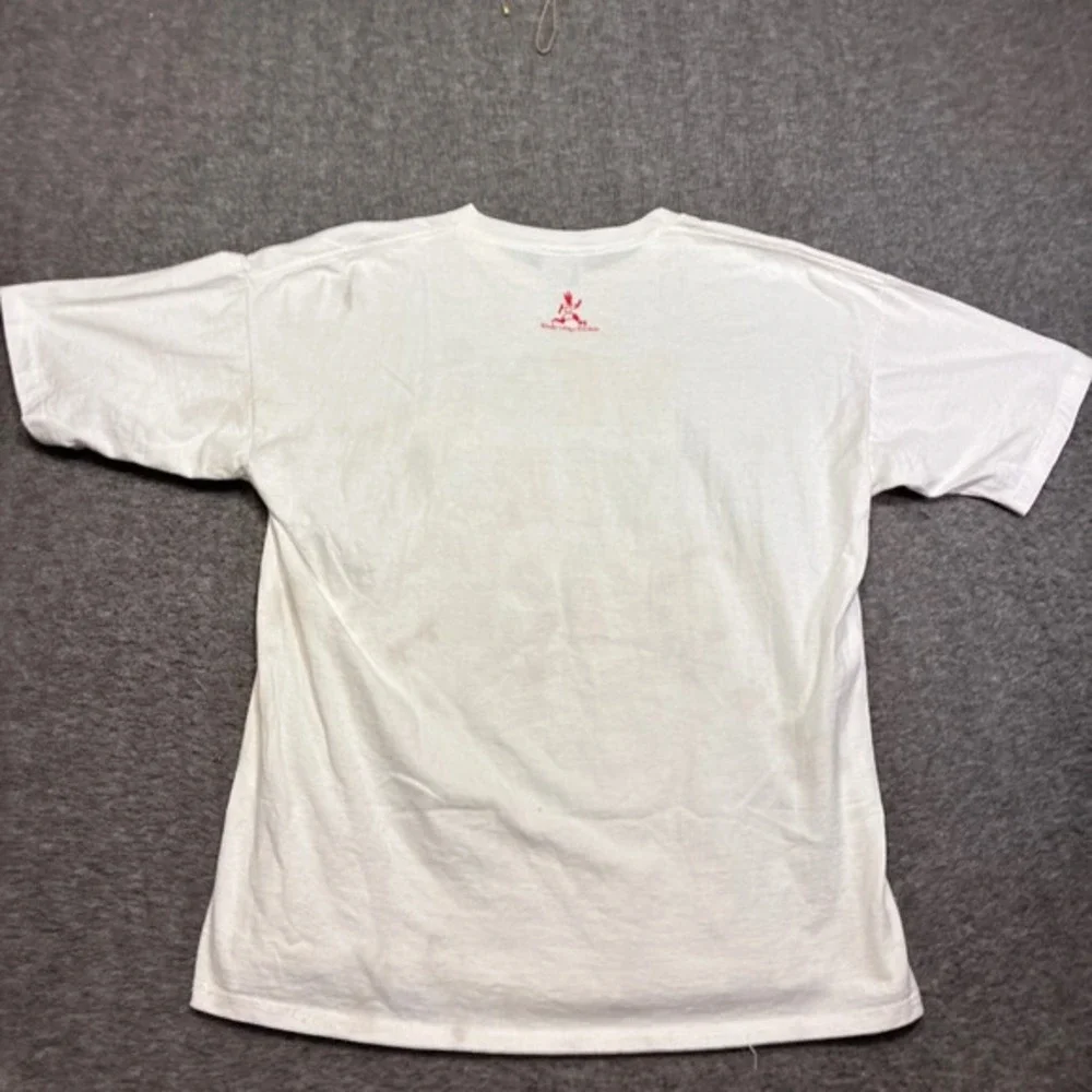 TUT Veni Vidi Vici T-Shirt Mens XL White Vintage Santa Fe‎ Graphic USA Made